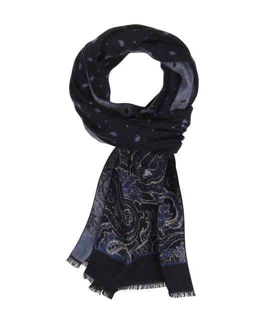 Seidenschal | Blau