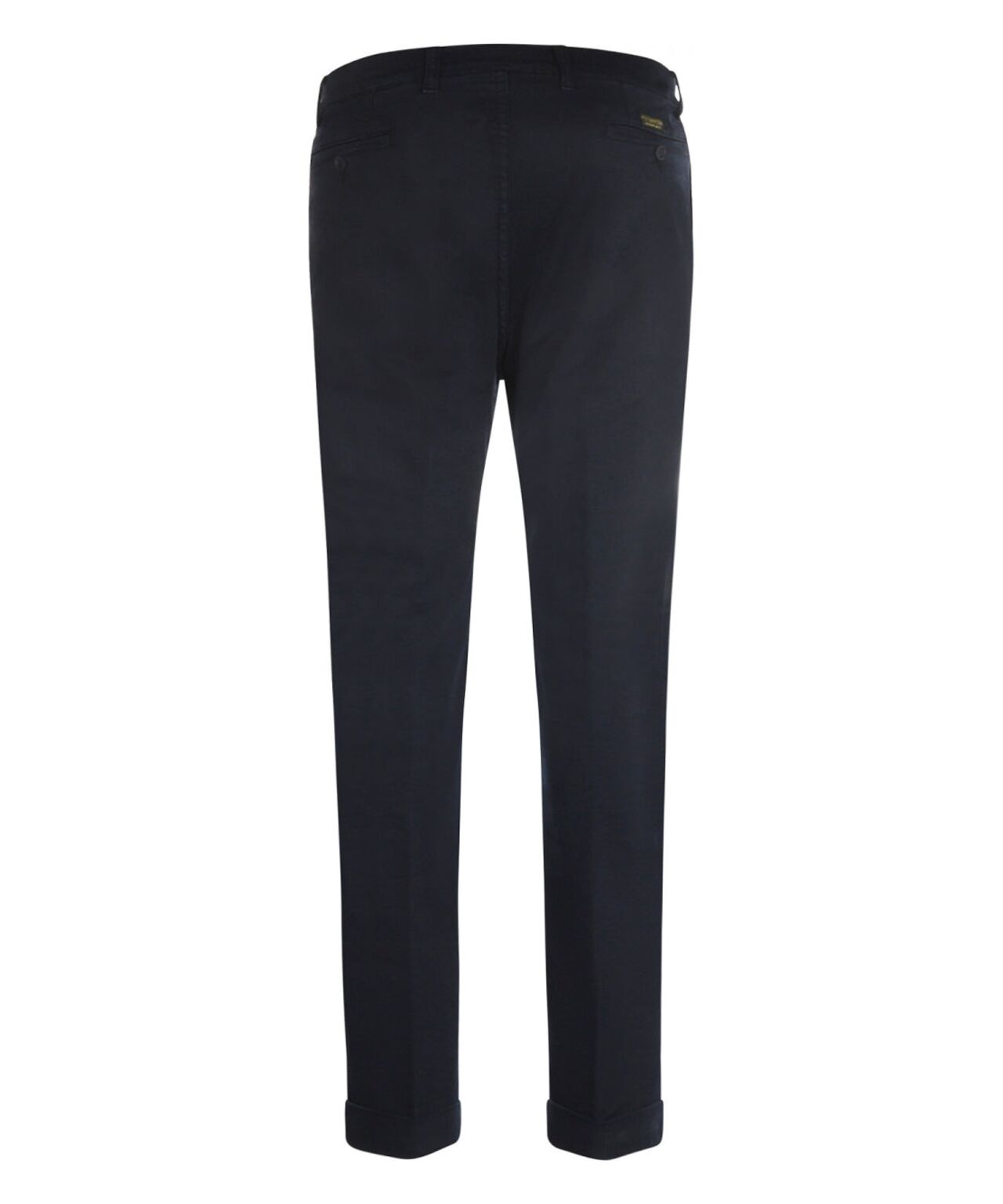 Boston Trousers Pleated and Turn-up | Navy Blue