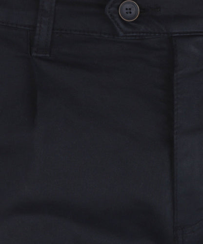 Boston Trousers Pleated and Turn-up | Navy Blue