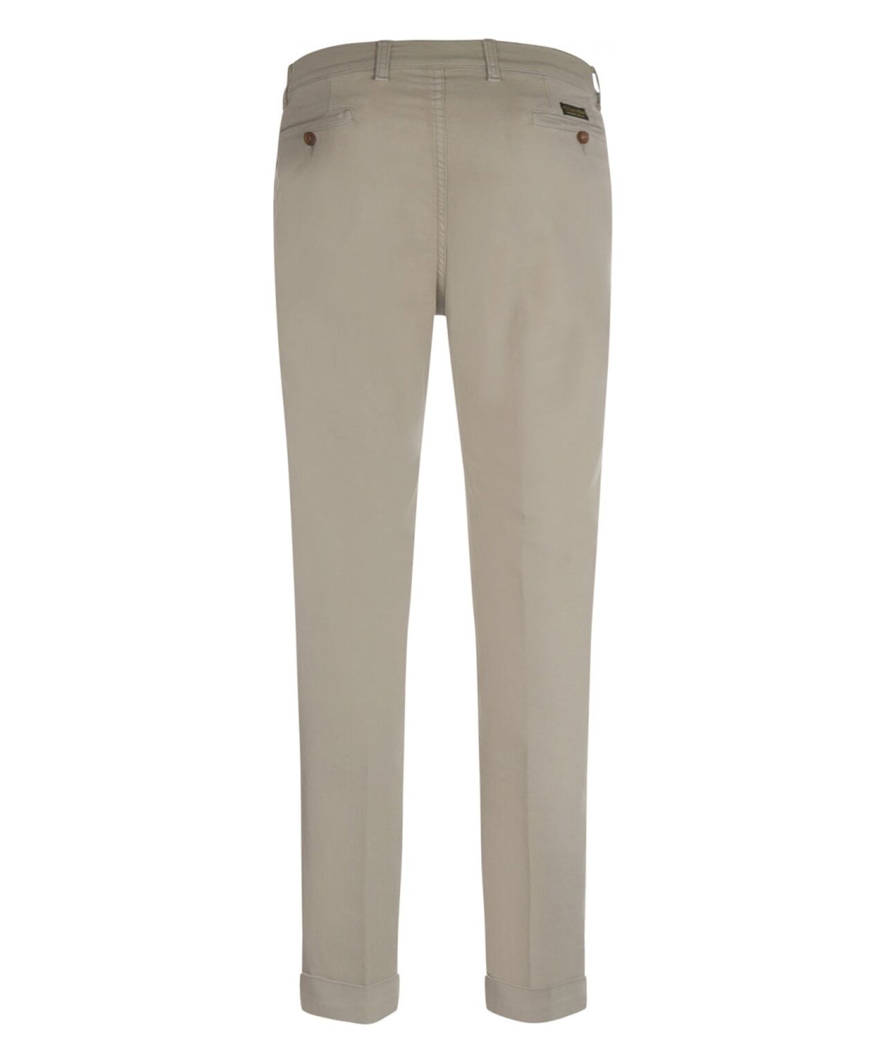 Boston Trousers Pleated and Turn-up | Brown