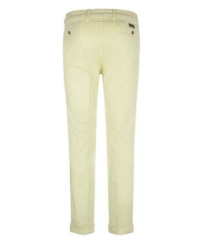 Trousers Boston Pleat and Turnover | Yellow