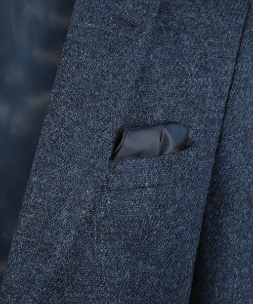 Harris Tweed Colbert | Blauw