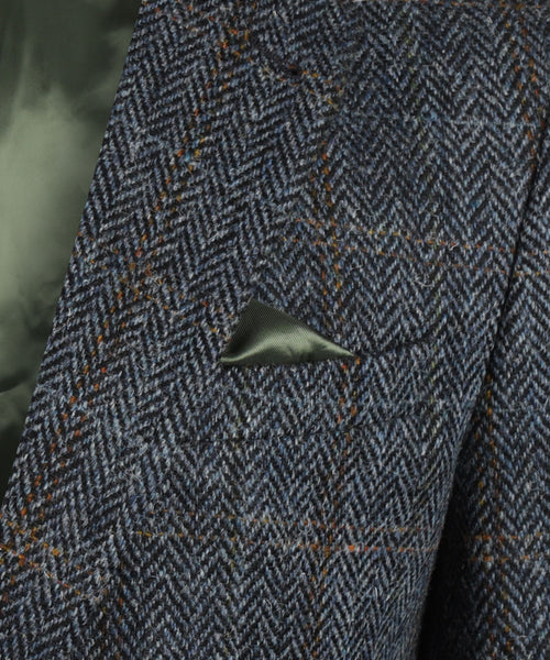 Harris Tweed Colbert | Blauw