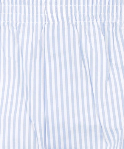 Boxershort katoen | Licht Blauw Streep Breed