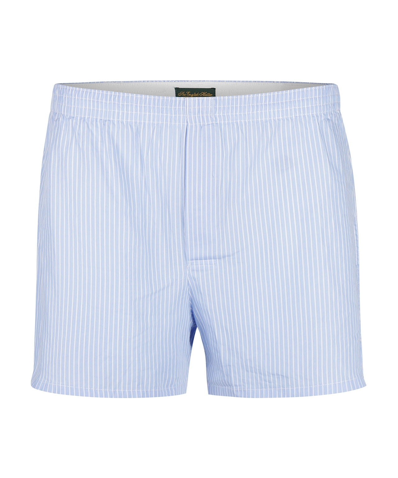 Katoenen Boxershort | Licht Blauw Streep Fijn