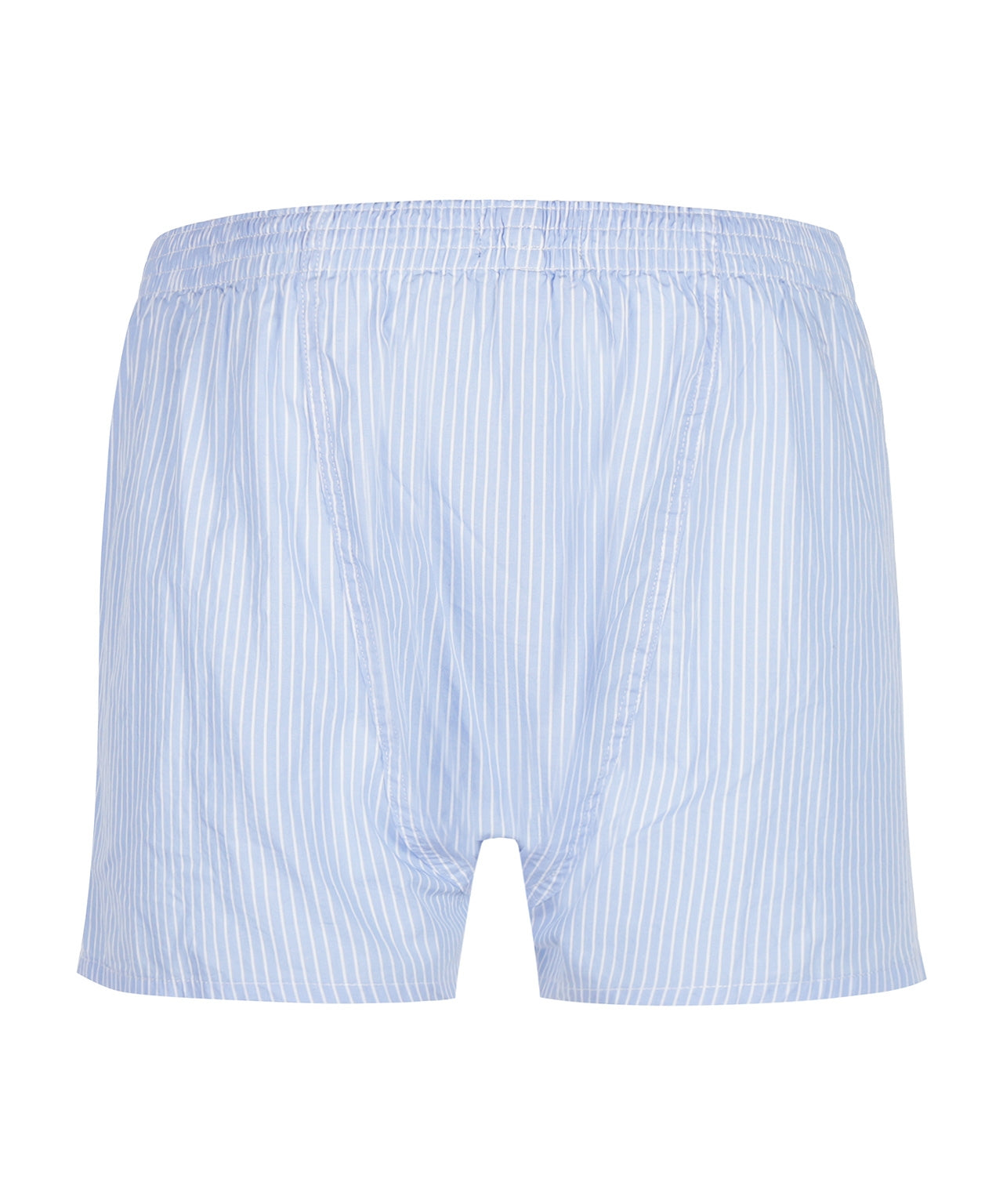 Katoenen Boxershort | Licht Blauw Streep Fijn