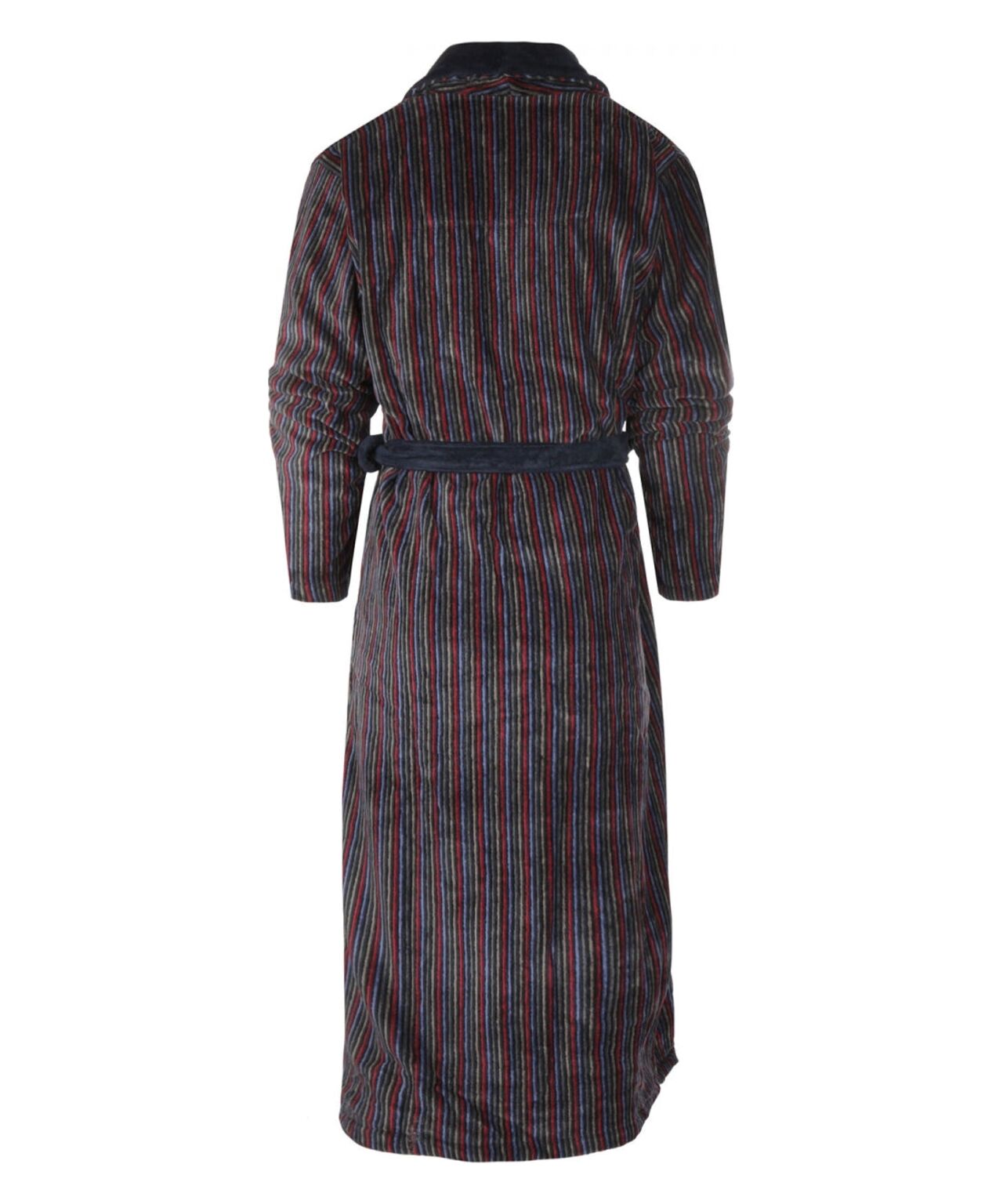 Velour Kamerjas | Navy/Multicolour stripe