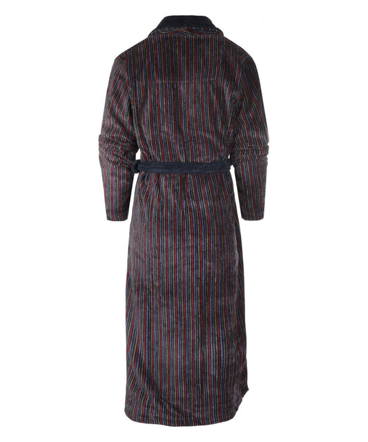 Kamerjas Velour | Navy/Multicolour stripe