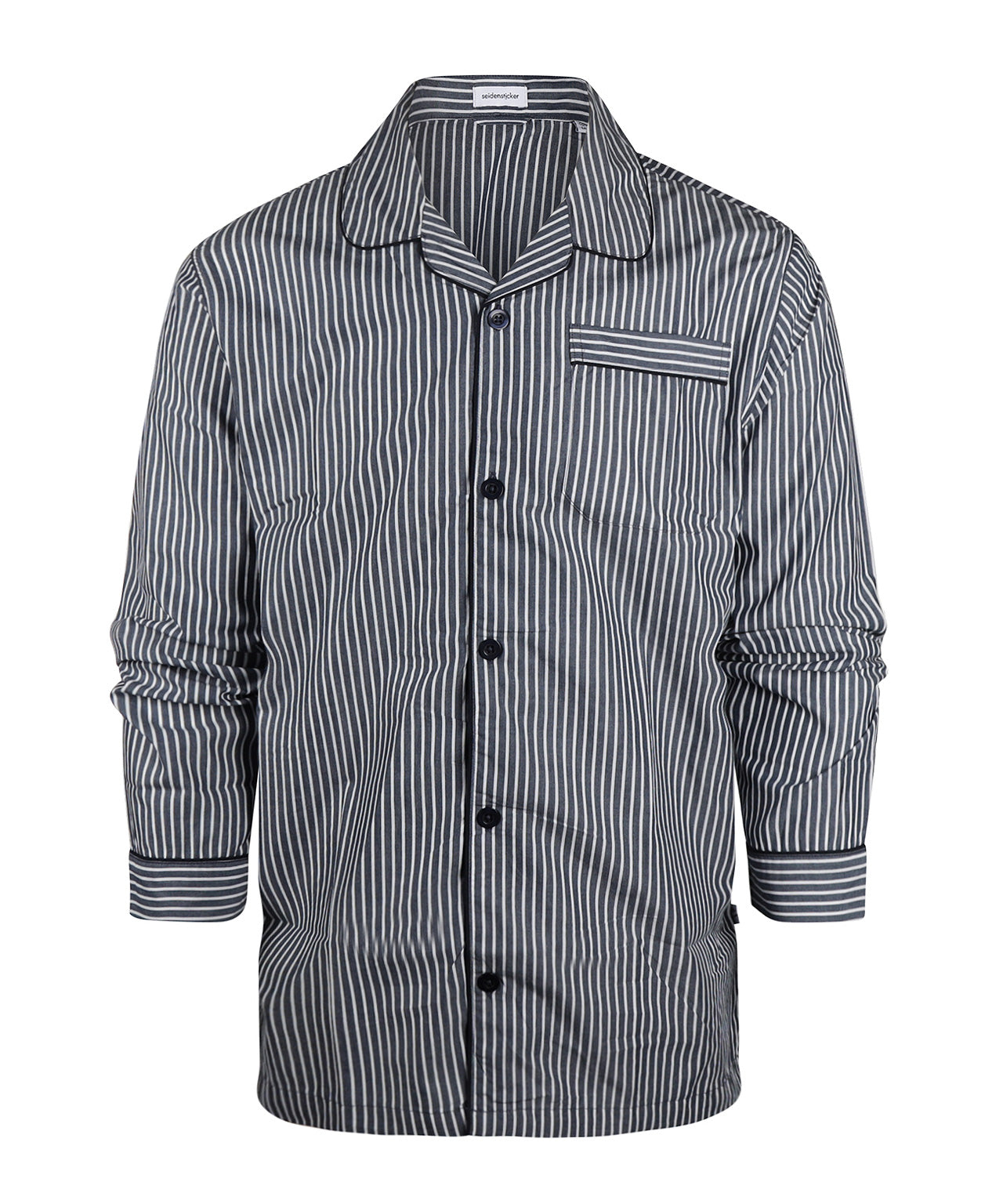 Klassischer gestreifter Pyjama | Blau