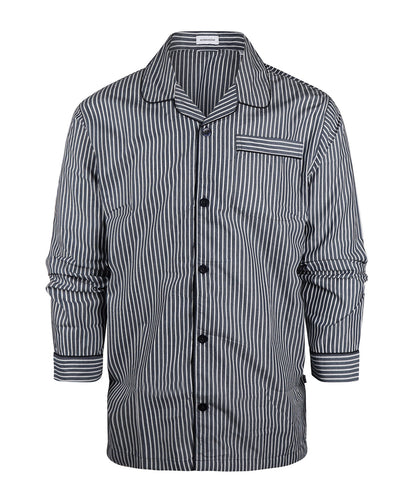 Klassischer gestreifter Pyjama | Blau