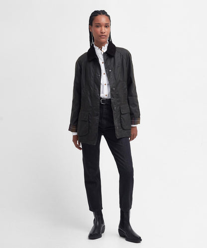 Classic Beadnell Jacket Dames | Olive