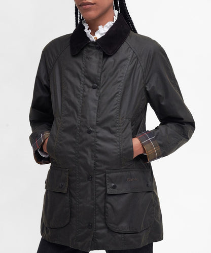 Classic Beadnell Jacket Dames | Olive