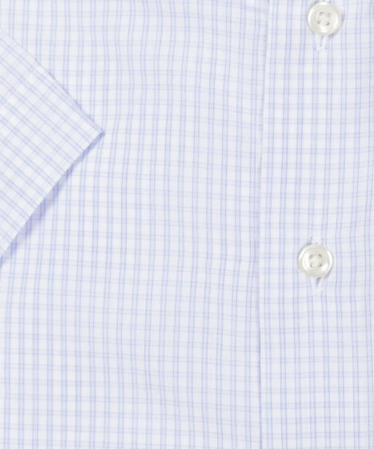 Shirt cotton short sleeves | Blue