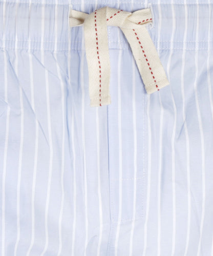 Lange Baumwollpyjamahose | Blau