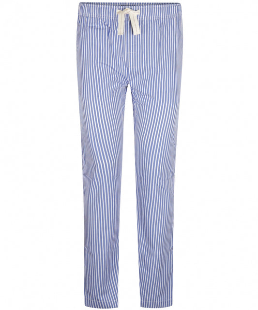 Long cotton pajama pants | Blue