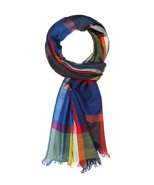 Streep Sjaal | Blauw