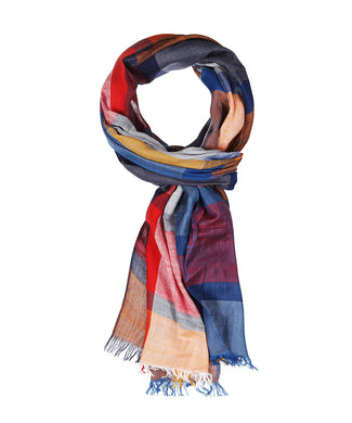 Streep Sjaal | Blauw