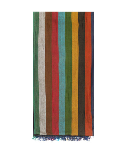 Striped Scarf | Blue