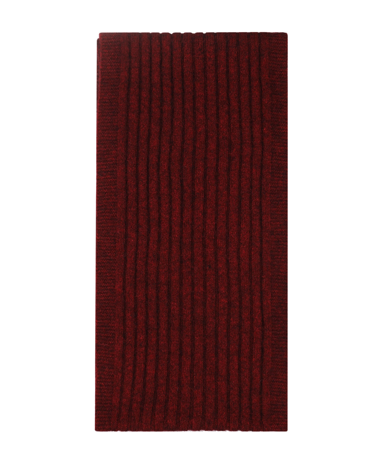 Rib Scarf 165X16 | Rood