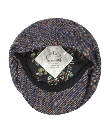 Ballon Tweed Cap | Blauw Beige Multi Tweed