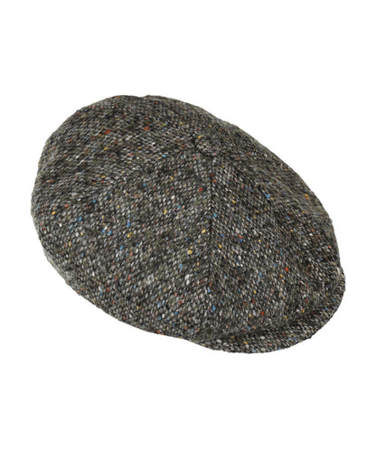 Ballon Tweed Cap | Groen Zwart Tweed