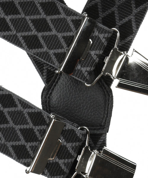 Design bretels met clips | Zwart
