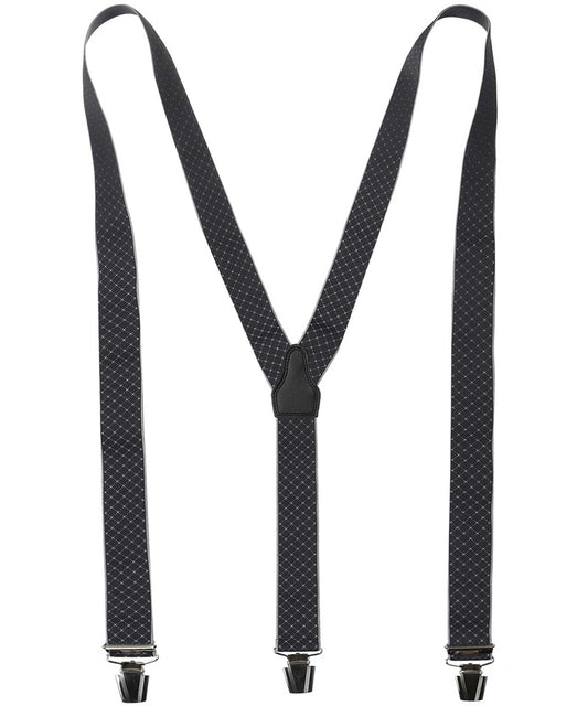 Designer-Hosenträger mit Clips | Schwarz