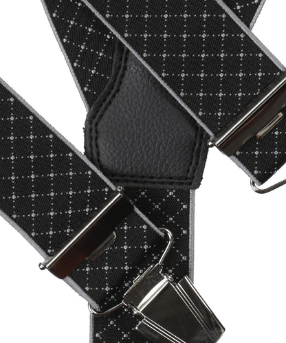 Designer-Hosenträger mit Clips | Grau