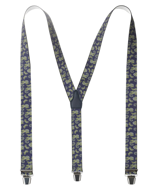 Design suspenders with clips | Blue