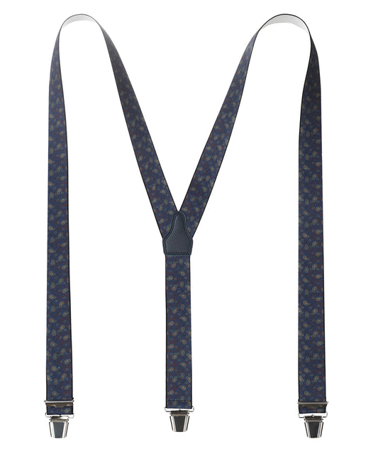 Design suspenders with clips | Blue