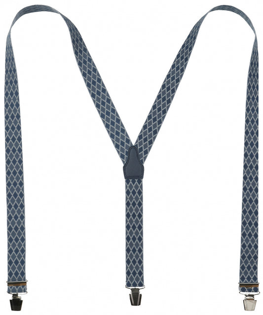 Designer-Hosenträger mit Clips | Blau