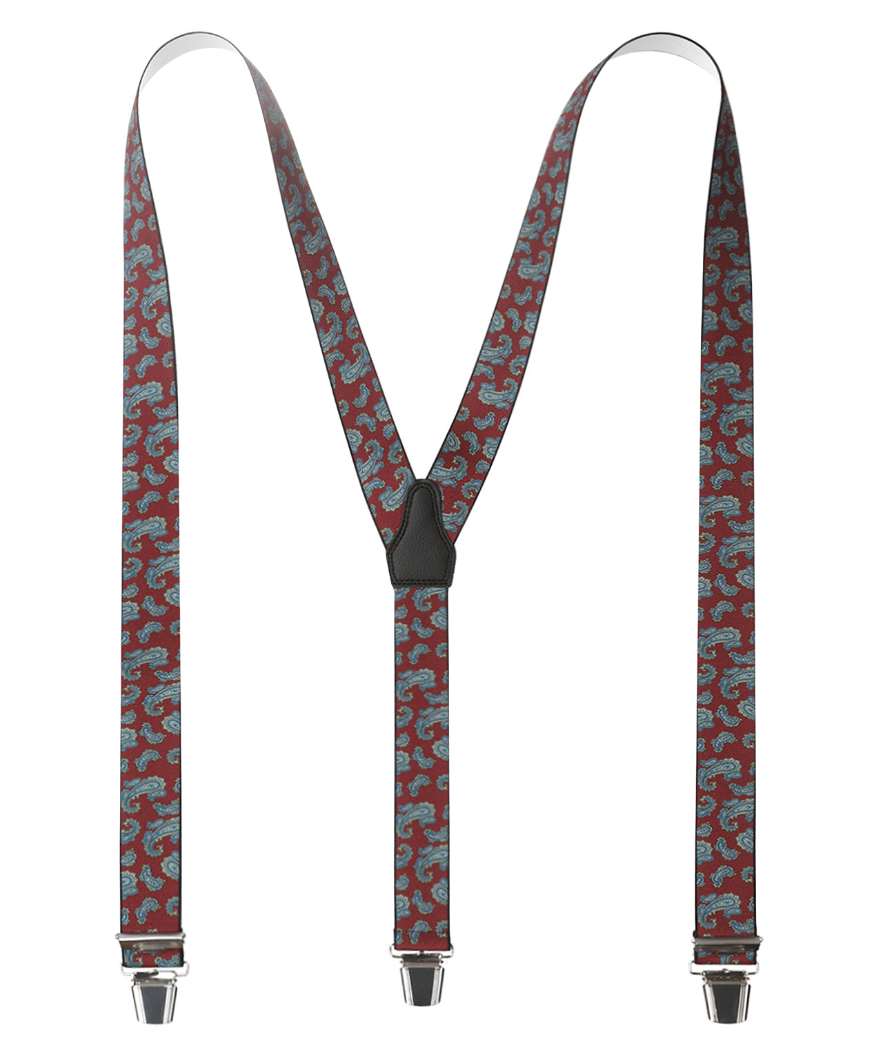 Designer-Hosenträger mit Clips | Rot