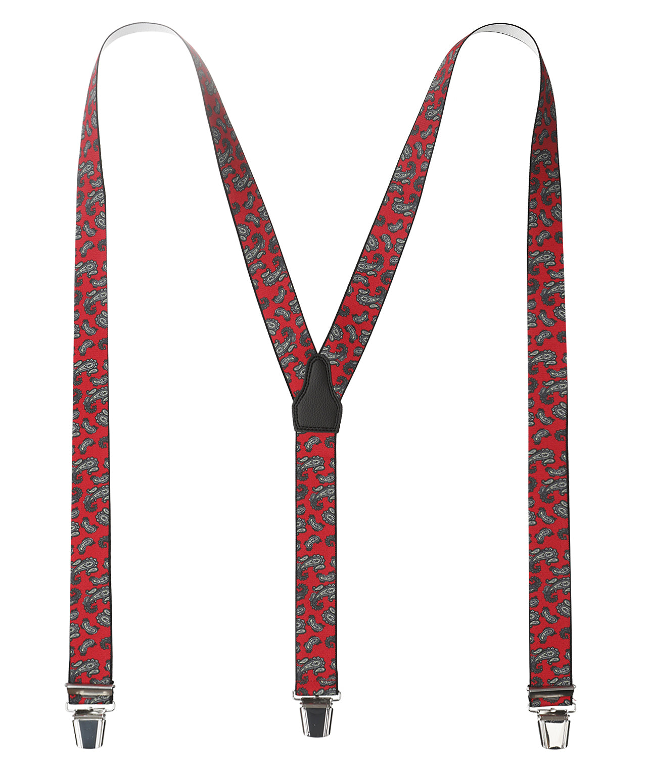 Designer-Hosenträger mit Clips | Rot
