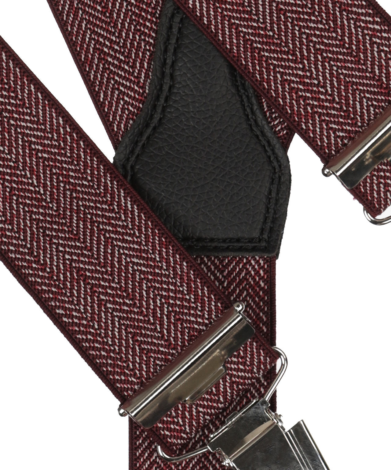 Design suspenders with clips | Red
