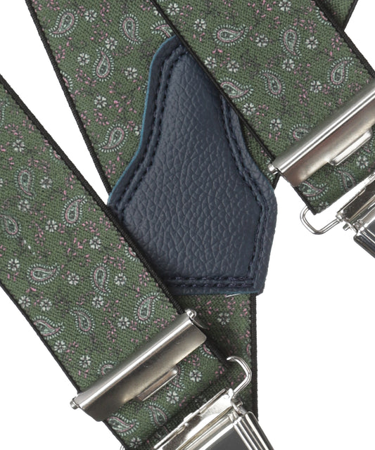 Design suspenders with clips | Green
