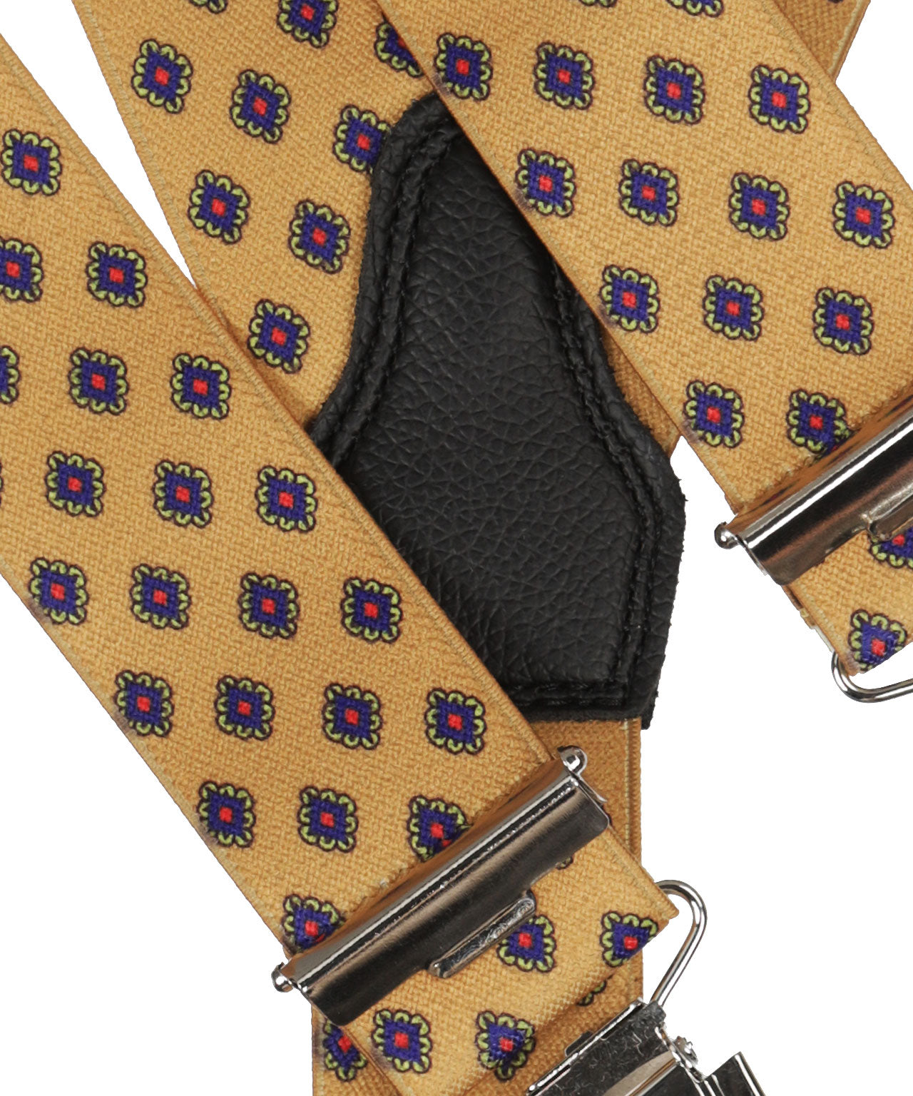 Design suspenders with clips | Yellow