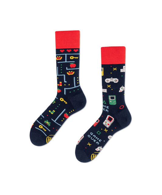 Herrensocken aus Baumwollmischgewebe mit Print | Design