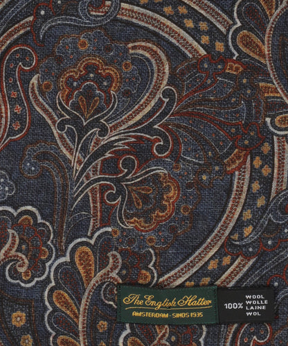Dünner Wollschal | Blau