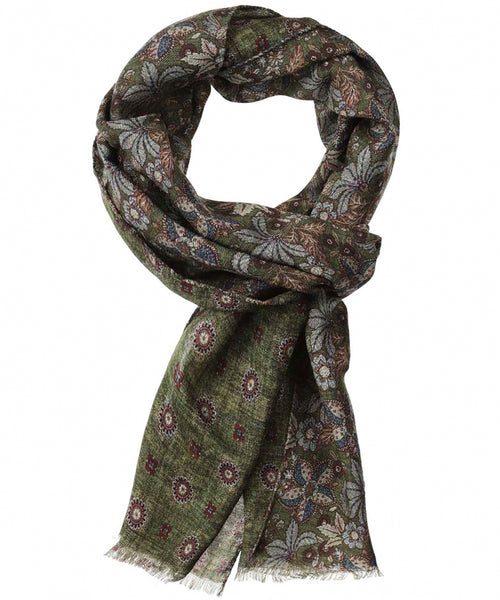 Dunne wollen sjaal | Groen