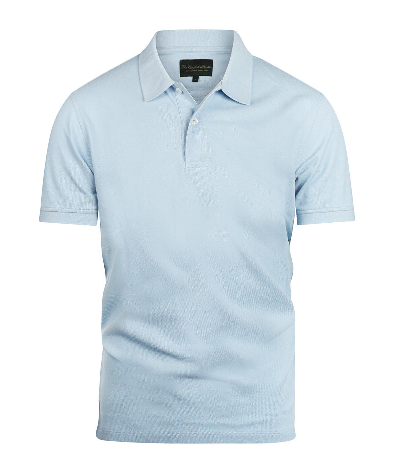 Kurzärmeliges Piqué-Poloshirt | Blau