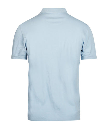 Kurzärmeliges Piqué-Poloshirt | Blau