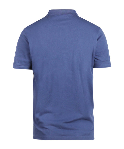Polo piqué korte mouw | Blauw