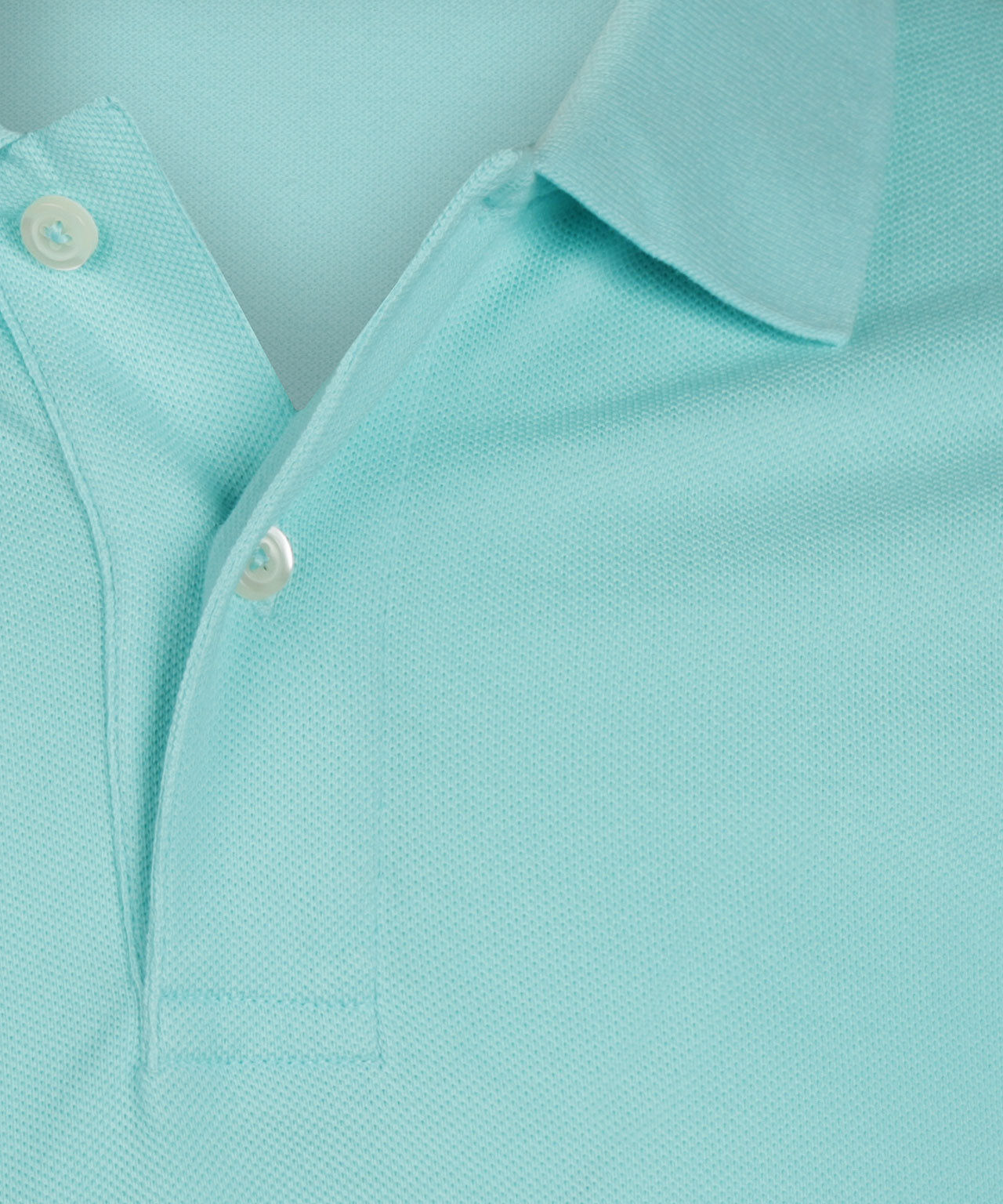 Kurzärmeliges Piqué-Poloshirt | Blau