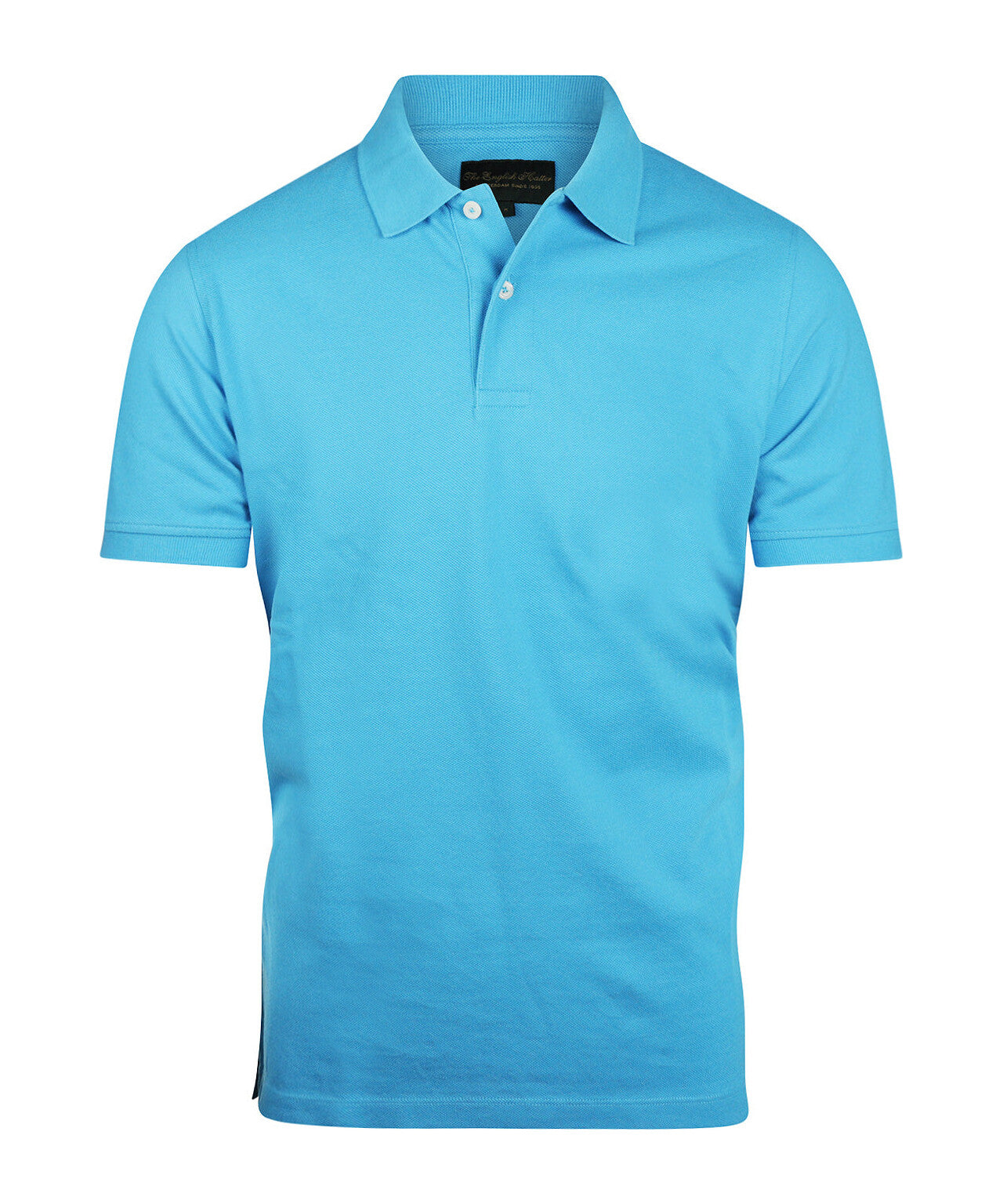 Kurzärmeliges Piqué-Poloshirt | Blau