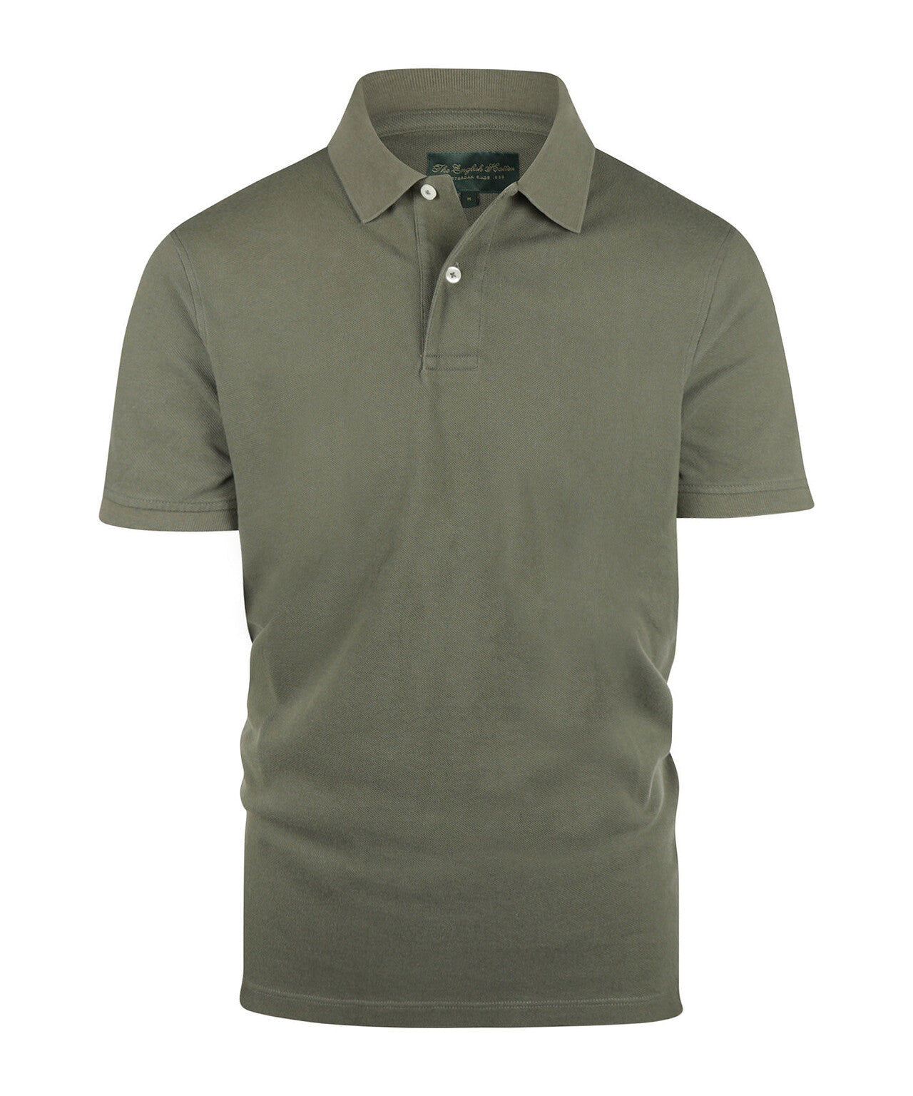 Kurzärmeliges Piqué-Poloshirt | Grün