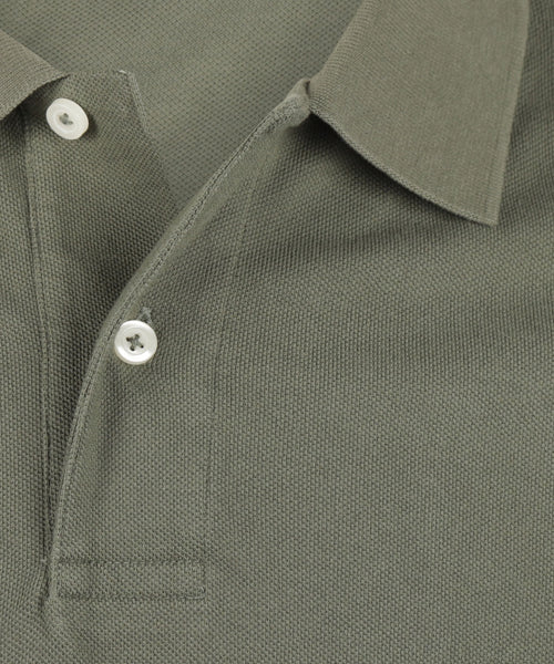 Polo piqué korte mouw | Groen