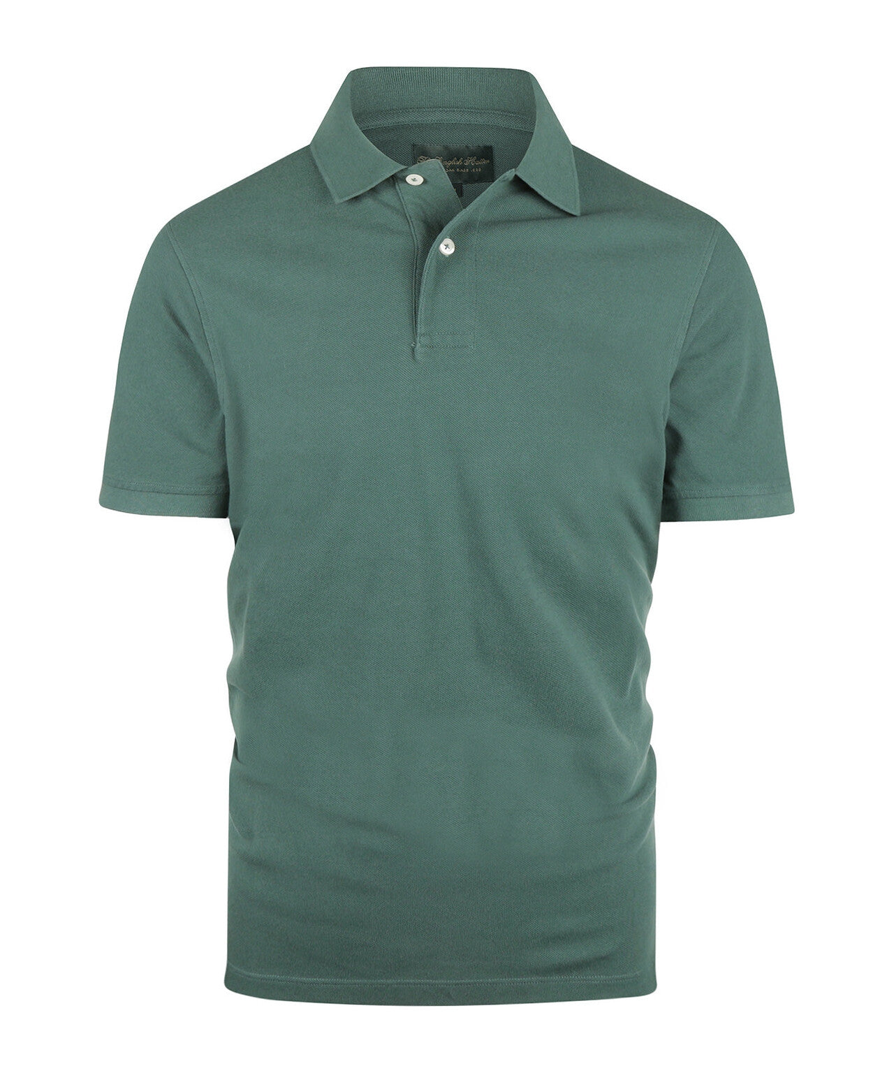 Kurzärmeliges Piqué-Poloshirt | Grün