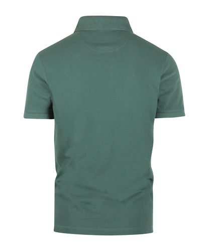 Kurzärmeliges Piqué-Poloshirt | Grün