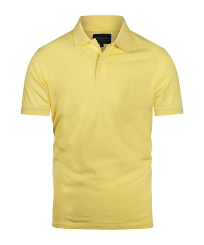 Kurzärmeliges Piqué-Poloshirt | Gelb