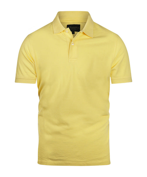 Polo piqué korte mouw | Geel